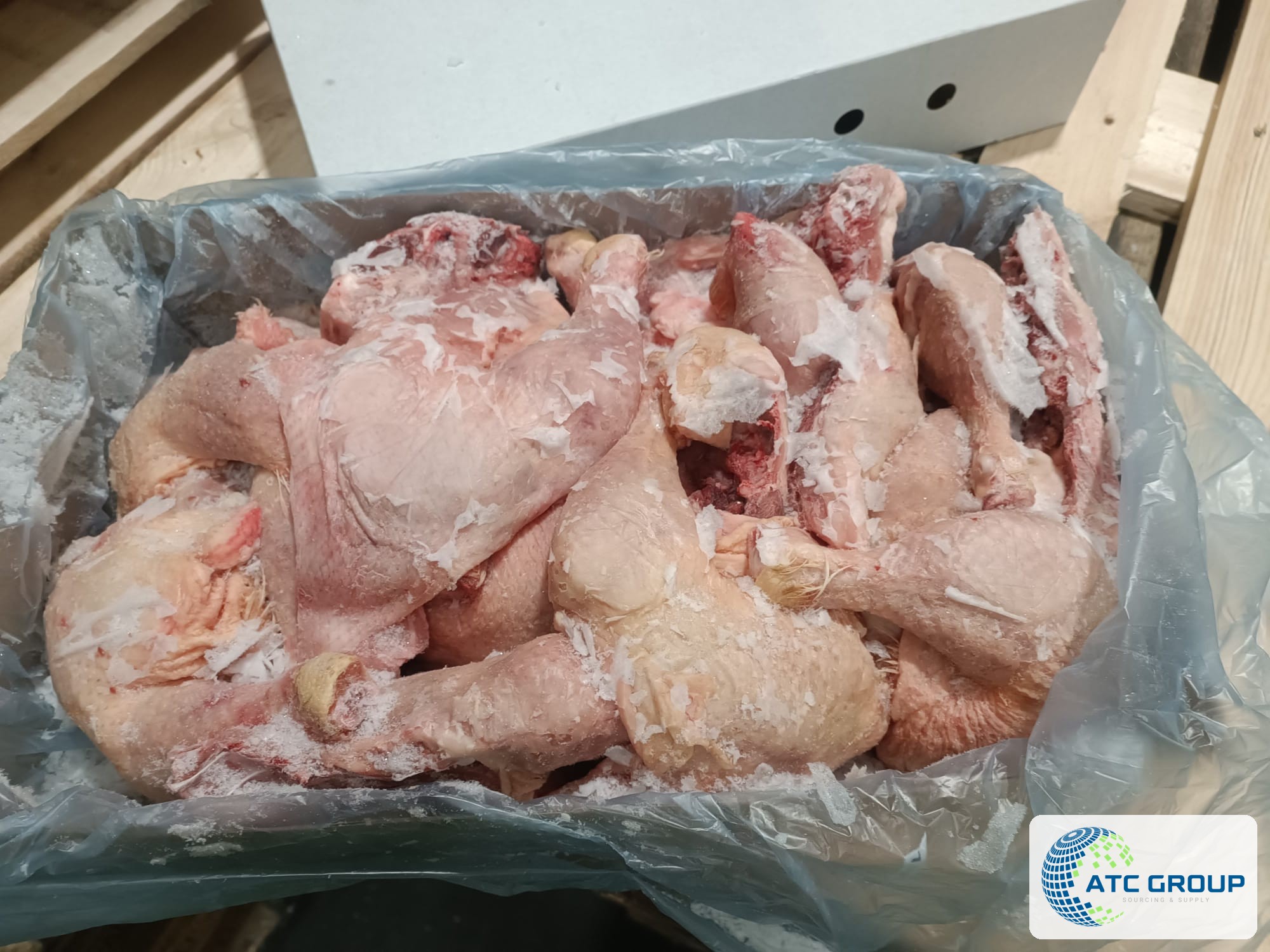 Frozen chicken leg quarters – additional product view