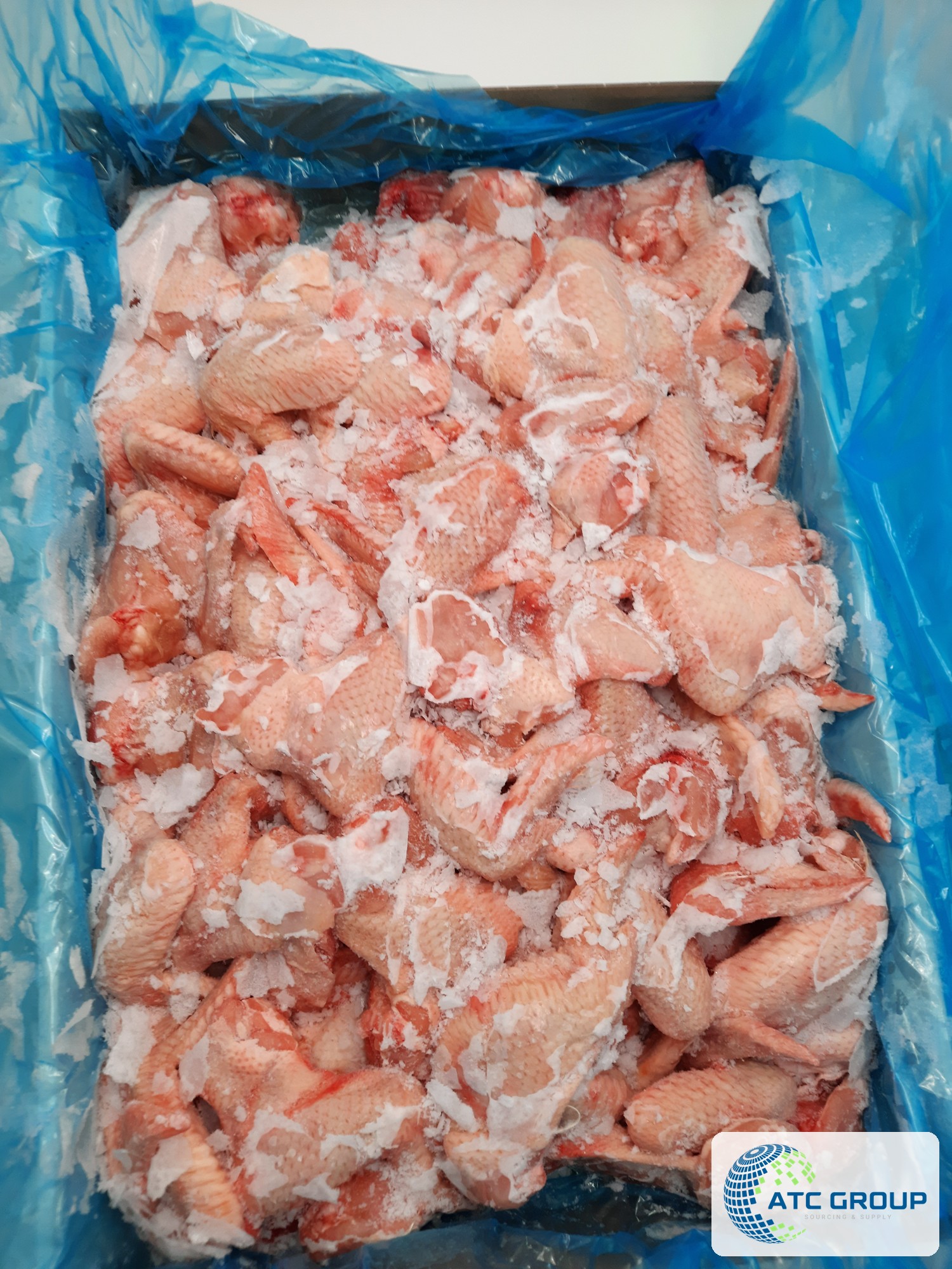 Ailes de poulet congelées – ailes en carton